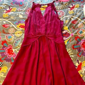 BR NWT deep pink dress 4 petite. Pictures don't do this justice